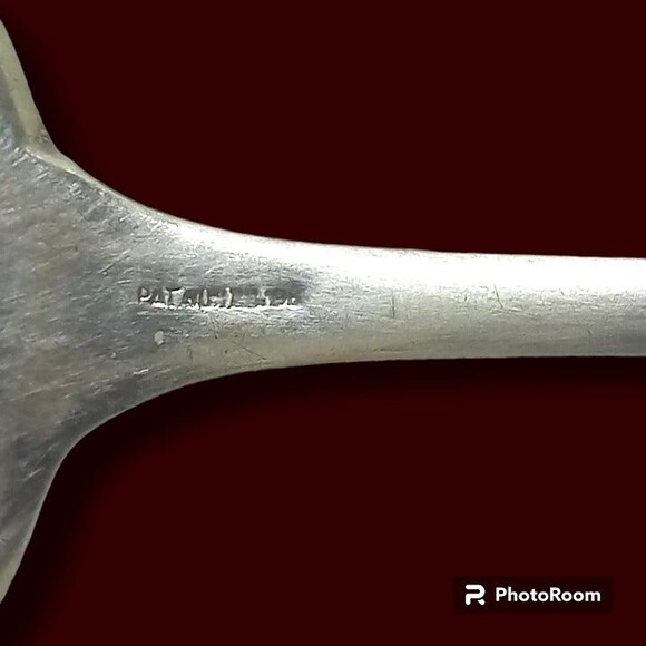 International Silver America Solid Small Cold Meat Serving Fork-1903-Silver Plat - Picture 6 of 7